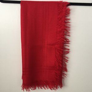 Red Cotton Scarf
